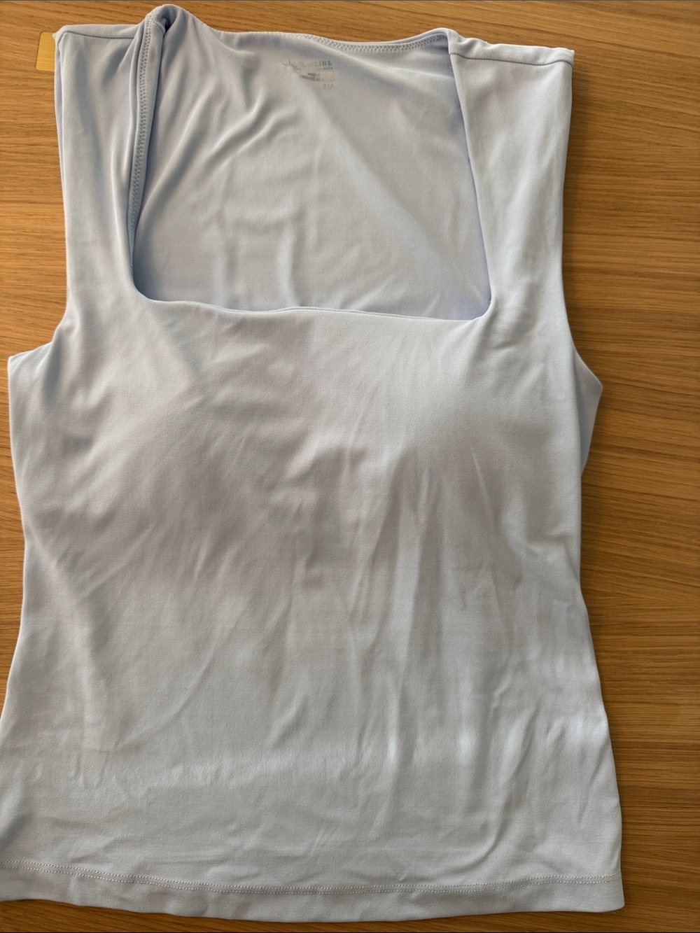 Aerie Sleeveless Square-Neck Tank Top - Light Blue